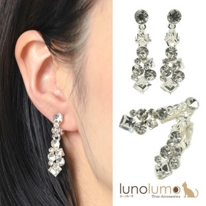 Clip-On Earrings Earrings sliver Sparkle Rhinestone Ladies'