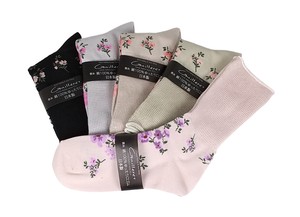 隐形袜/船袜 花卉图案