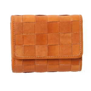 Bifold Wallet Zucchero SARAI Compact Genuine Leather Ladies'