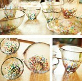 津轻玻璃 小钵碗 小碗 清酒杯 日本制造
