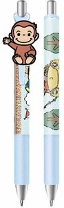 Pre-order Gel Pen Curious George with Mascot