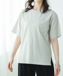 【リンクコーデ】【大人ユニセックス】胸ポケット ビッグシルエット 半袖Tシャツ
