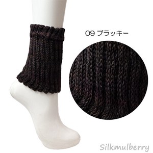 保暖袜套 丝绸 数量限定 15cm 2种方法 日本制造