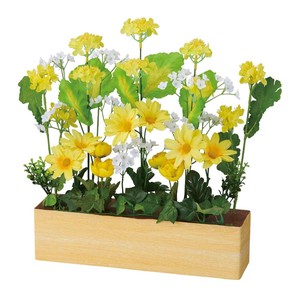 デラックス菜の花プランター 造花