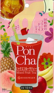 PonCha　ミックスフルーツティー　フリーズドライテイー　【ヒットをねらえ！】