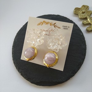 Pierced Earrings Gold Post 2-way Spring/Summer