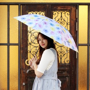 《2024春夏新作》【晴雨兼用傘】長傘 遮光 シアフラワー55