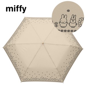 ◆2024新作◆【ミッフィー】1級遮光晴雨兼用傘・折りたたみ傘・ミッフィーとグランティ
