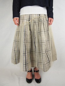 Skirt Reversible Flare Tulle Check 2024 Spring/Summer