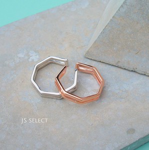 Silver-Based Plain Ring sliver Pink