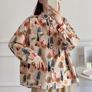 Button Shirt/Blouse Printed NEW