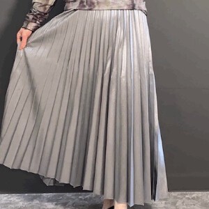 Skirt Pleated Long Skirt 2024 Spring/Summer