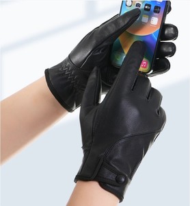 Glove Gloves Unisex Genuine Leather