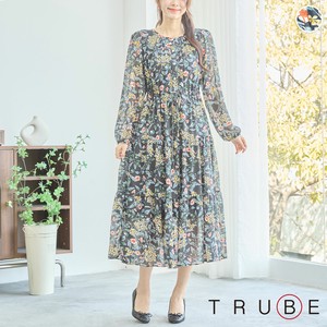 Casual Dress Patterned All Over Waist L 【2024NEW】