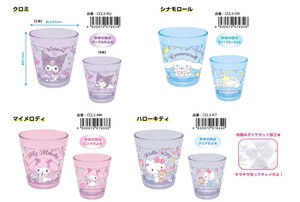 Cup/Tumbler Sanrio Characters Clear