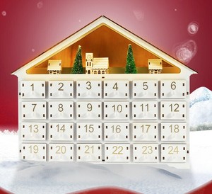 カレンダー 24日間 カウントダウン 置物 クリスマス  BQ2494
