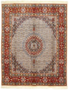 ペルシャ 絨毯 ムード ウール 手織 ラグ 約194×243cm MO-31