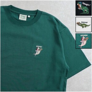 【予約販売】恐竜ワンポイントTシャツ【2024夏物】【ユニセックス】