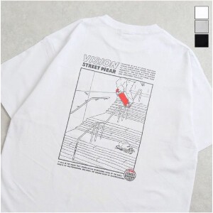 【予約販売】スクエアイラストプリントTシャツ【2024夏物】【ユニセックス】