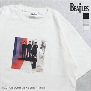 【予約販売】【ビートルズ】　カラーフォトプリントTシャツ【2024夏物】【ユニセックス】