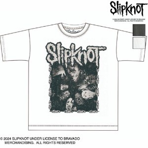 【予約販売】【Slipknot】モノクロTシャツ【2024夏物】【ユニセックス】