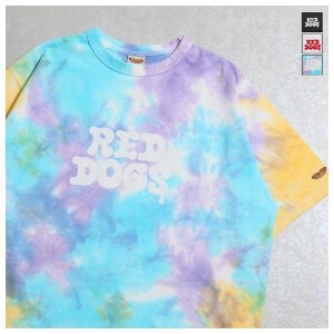 【予約販売】【RedDogs】メルトフロッキーロゴTシャツ【2024夏物】【ユニセックス】