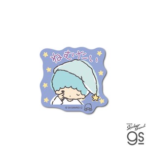 がんばれないサンリオキャラクターズ ミニステッカー キキ ねむたい サンリオ キャラクター SAN084