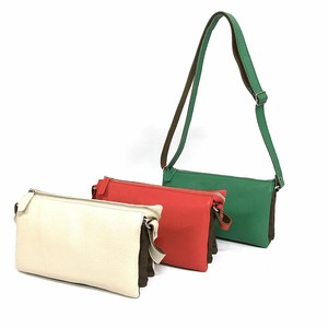 Shoulder Bag Cattle Leather Nylon 6-colors 3-layers 2024 Spring/Summer