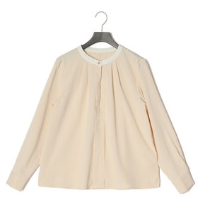 Button Shirt/Blouse Bicolor 2-way Blouse Georgette [2024 NEW]