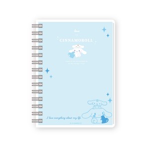 Notebook White Blue Sanrio Characters collection