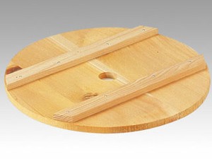 木製押蓋(サワラ) 18cm