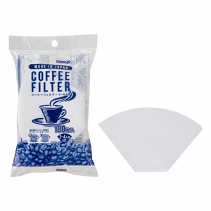 コーヒー用品 コーヒーフィルター 白 102 100枚入 サンナップ