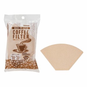 コーヒー用品 未晒コーヒーフィルター 102 100枚入 サンナップ