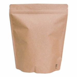 コーヒー用品 COT-846 アルミスタンドチャック袋500g 茶クラフトV無 ヤマニパッケージ