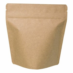コーヒー用品 COT-871 スタンドチャック袋100g茶インナーバルブ付 ヤマニパッケージ