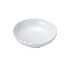メラミン食器 No.73W 給食用食器漬物皿(丸型) (白) カンダ