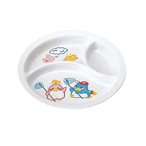 メラミン食器 お子様食器 BB-21 丸ランチ皿(小)新形 ベン＆ベティ カンダ