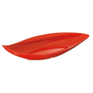 メラミン食器 カフェプレートセレクション ウィンリーフプレート MDM-6 赤マーブル(R) カンダ