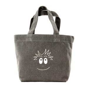 【セール商品】ミニトートバッグ 内ポケット付き　モジャ バーバパパ フランス　ブラック　約20x30cm