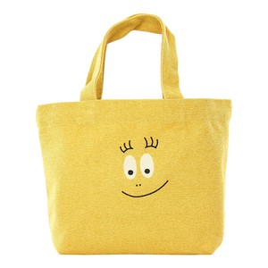 【セール商品】ミニトートバッグ 内ポケット付き　バズー  バーバパパ フランス　イエロー　約20x30cm