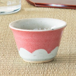 Japanese Teacup Red Mt.Fuji 【2024NEW】