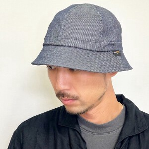 Hat Plain Color Denim Unisex Made in Japan