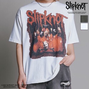 【予約販売】【Slipknot】　フォトTシャツ【2024夏物】【ユニセックス】