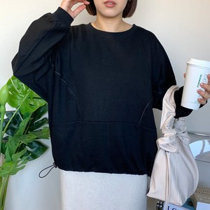 T-shirt Pullover Hem switching Drawstring 【2024NEW】