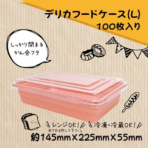 Food Containers L 100-pcs