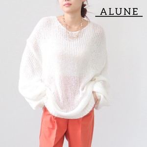 Sweater/Knitwear Tunic Knitted Tops Ladies' Openwork