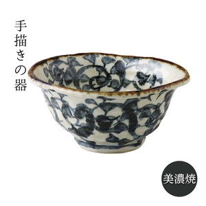 ギフト たこ唐草変型5.5鉢 手描き 日本製 美濃焼