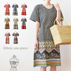 エスニック ワンピース 赤 レッド アジアン雑貨 インド綿100％ チュニック ファッション