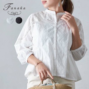Button Shirt/Blouse Jacquard Fanaka