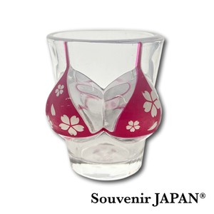 【ガラス小物入れ(ビキニ)】ピンク  ガラス製品【お土産・インバウンド向け商品】